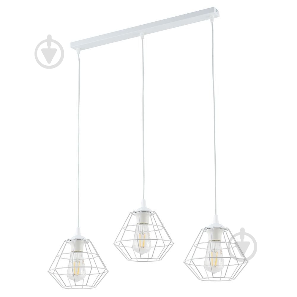 Подвес LIGHT SET DIAMOND 6212 3x15 Вт /E27 белый - фото 1