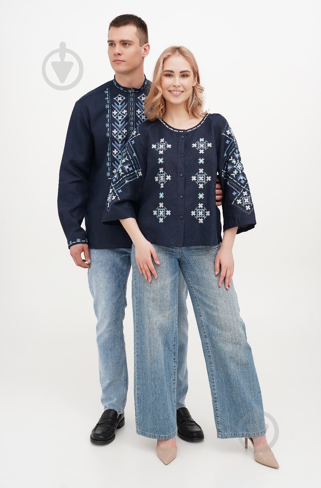 Блуза Галерея льна Ольха р. 54 синий 9451/54/999 - фото 3 Блуза Галерея льна Ольха р. 54 синий 9451/54/999 - фото 3