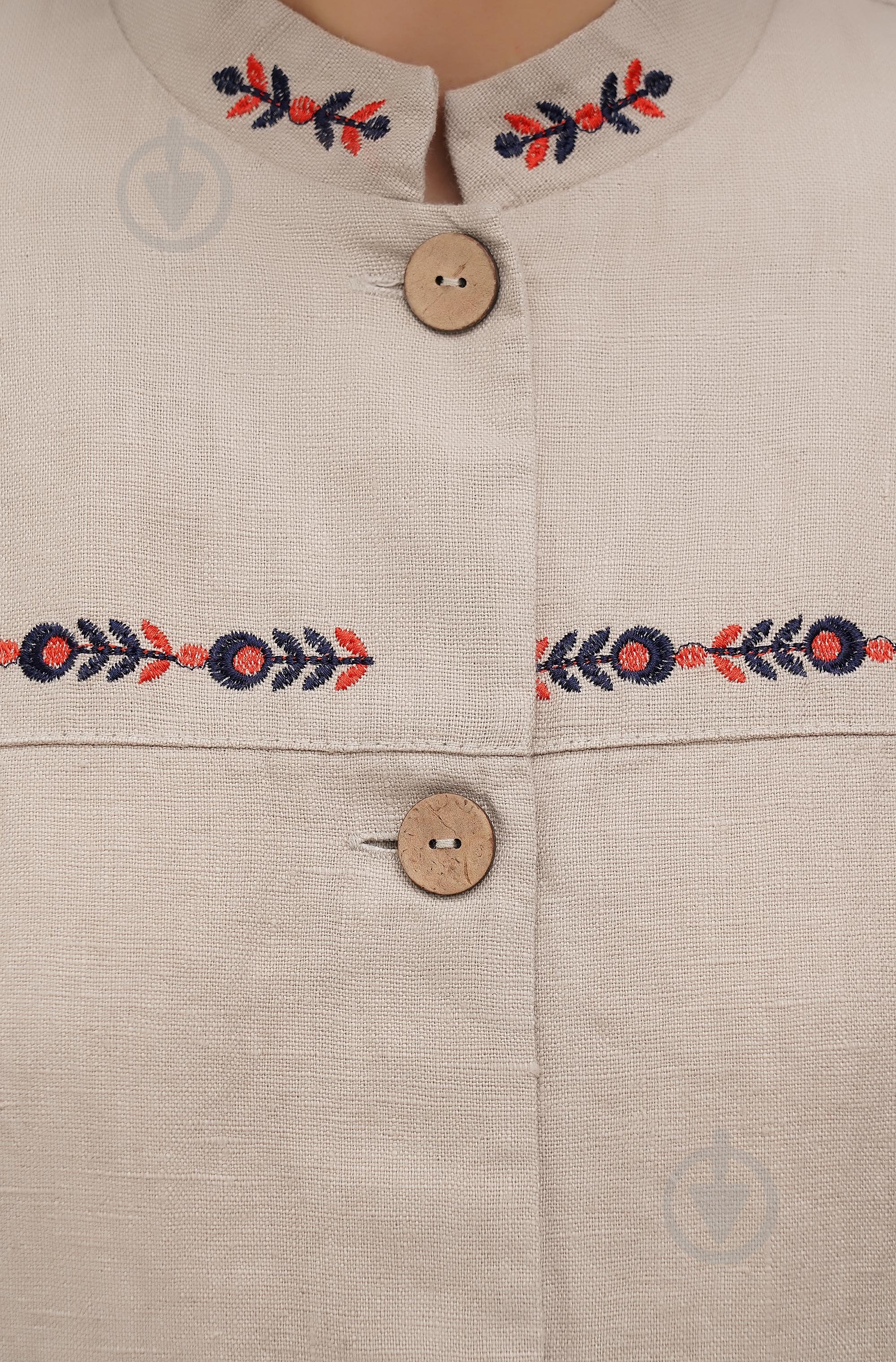 Жакет Галерея льону Флейта р.S сірий - фото 2 Жакет Галерея льону Флейта р.S сірий - фото 2