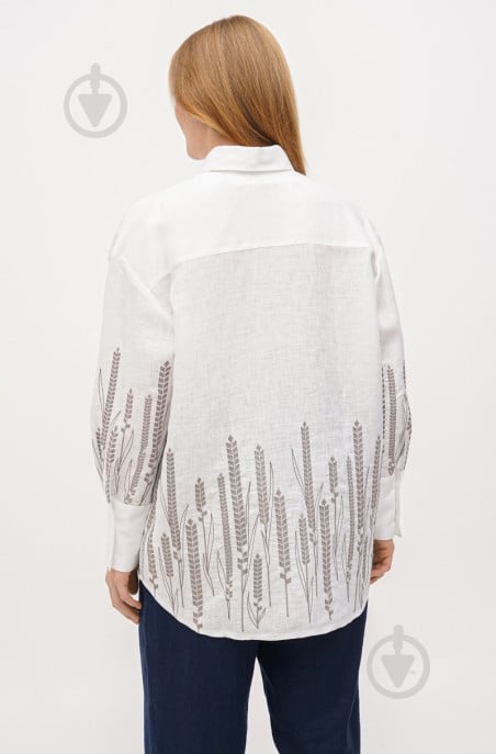 Блуза Галерея льону Радміла р. 44 білий 9283/44/101 - фото 2 Блуза Галерея льону Радміла р. 44 білий 9283/44/101 - фото 2