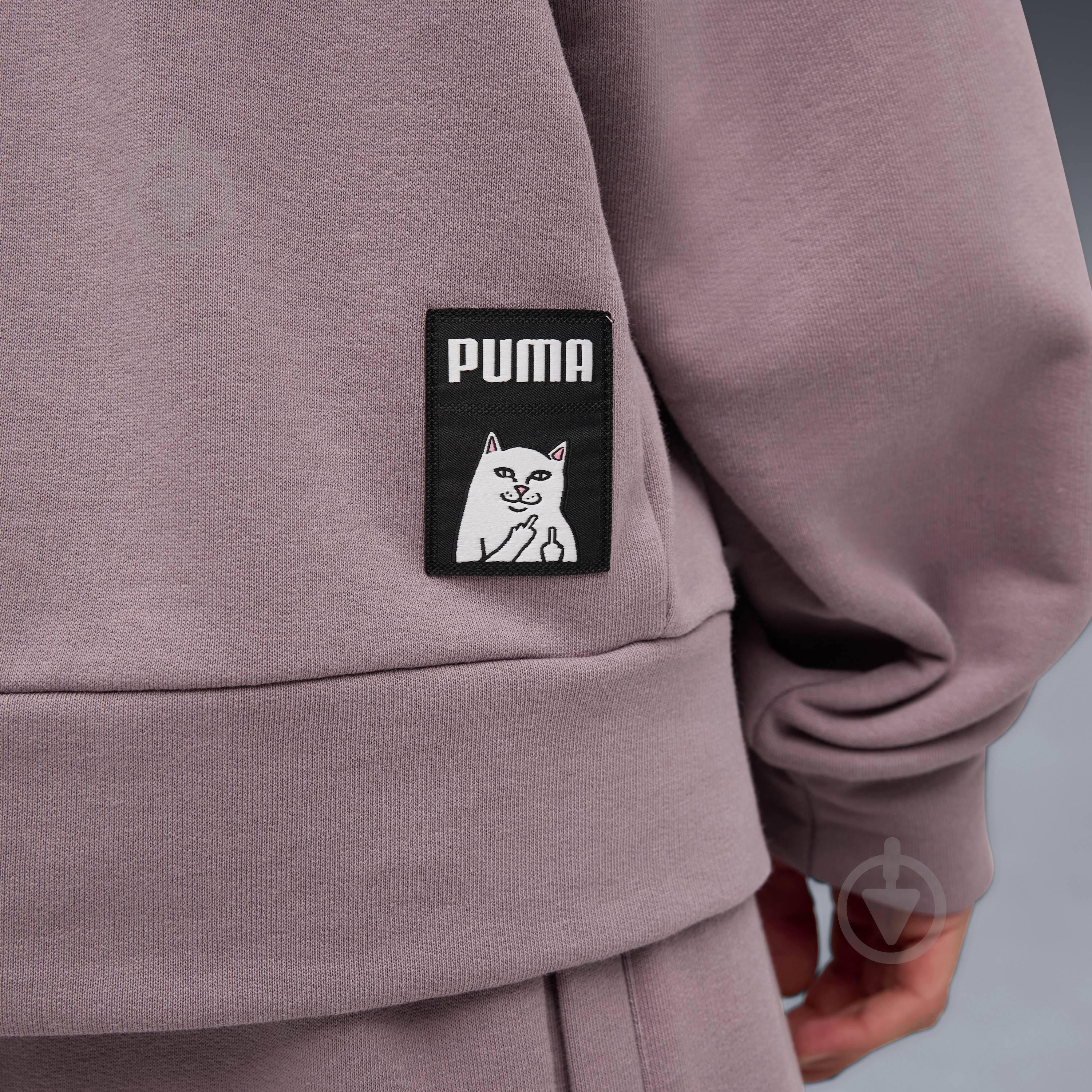 Джемпер Puma PUMA X RIPNDIP Boxy Graphic Hoodie TR 63241464 р.S серый - фото 4 Джемпер Puma PUMA X RIPNDIP Boxy Graphic Hoodie TR 63241464 р.S серый - фото 4