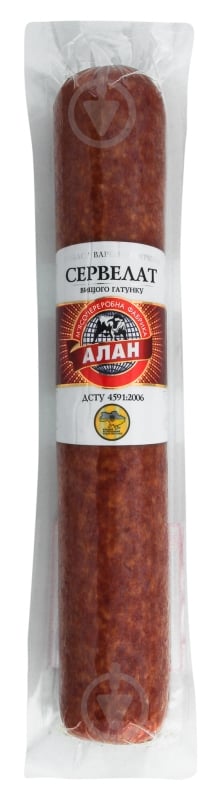 Колбаса Алан Сервелат в/к м/у 350 г - фото 2
