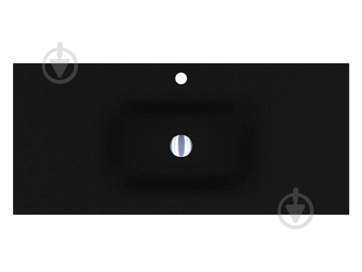 Умывальник Miraggio JESSEL 1000 MIRASTONE BLACK SHINE - фото 2
