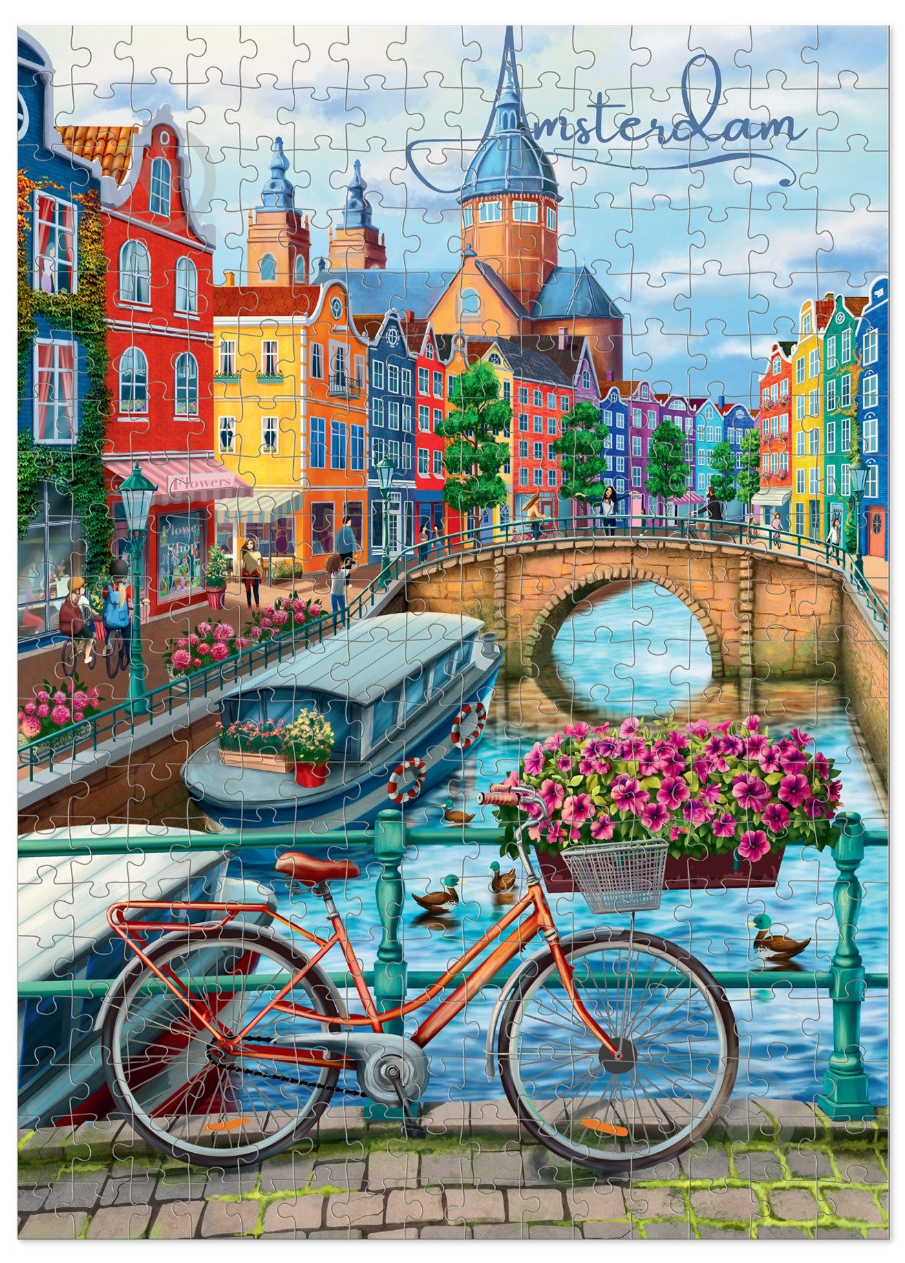 Пазл DoDo Medium-M Міста. Амстердам 300 елементів 300646 - фото 3 Пазл DoDo Medium-M Міста. Амстердам 300 елементів 300646 - фото 3