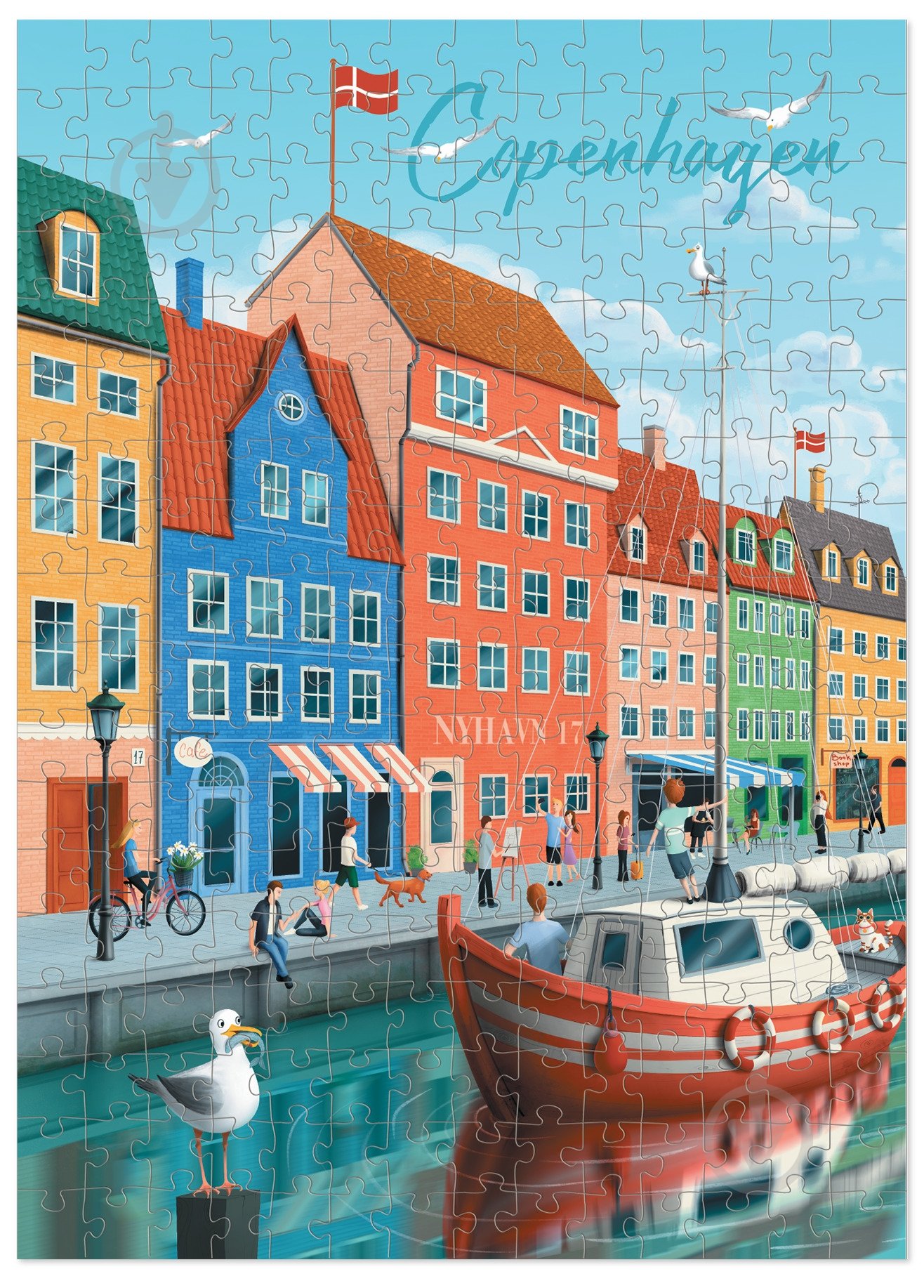 Пазл DoDo Easy-M Города. Копенгаген 250 элементов 300645 - фото 3 Пазл DoDo Easy-M Города. Копенгаген 250 элементов 300645 - фото 3