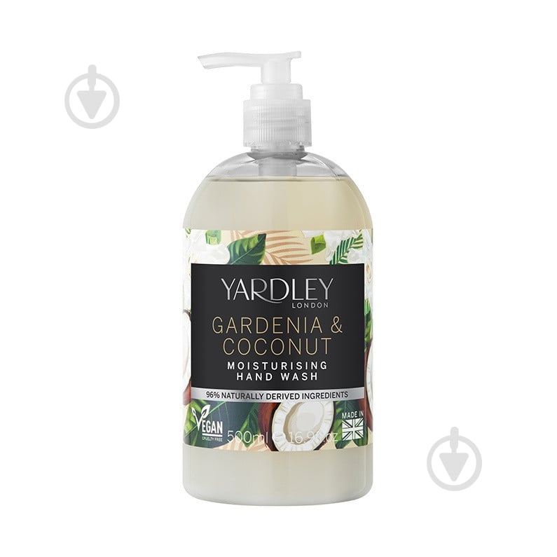 Мило рідке Yardley Gardenia & Coconut 500 мл - фото 1