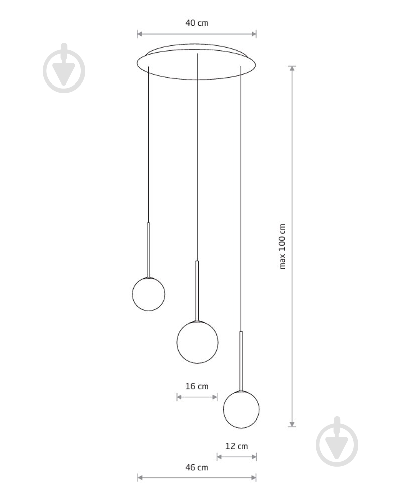 Люстра подвесная Nowodvorski Karo 3xG9 10304 - фото 4