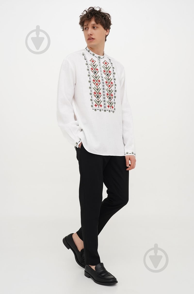 Сорочка Галерея льону Ясен 9457/50/101 р. 50 білий - фото 1 Сорочка Галерея льону Ясен 9457/50/101 р. 50 білий - фото 1