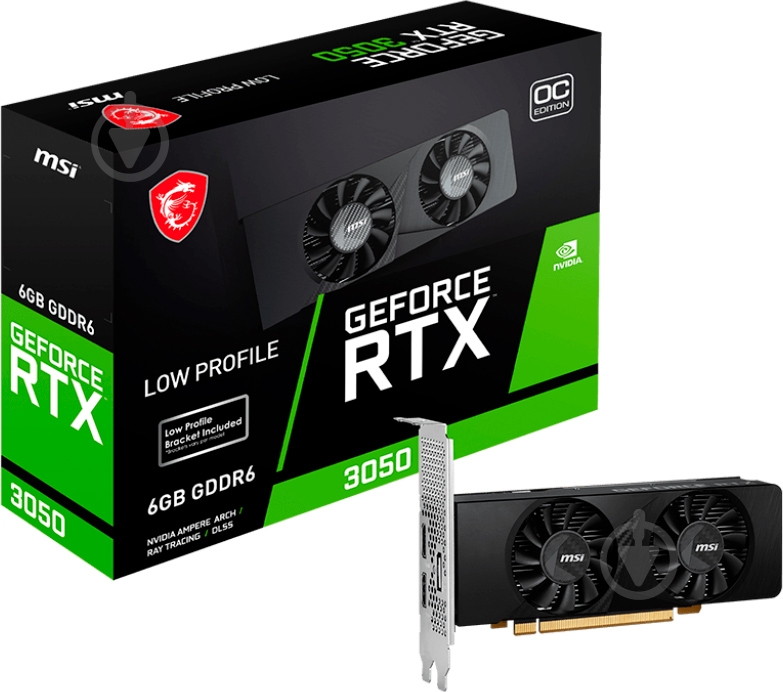 Відеокарта MSI GeForce RTX 3050 6GB GDDR6 96bit (912-V812-025) - фото 5 Відеокарта MSI GeForce RTX 3050 6GB GDDR6 96bit (912-V812-025) - фото 5