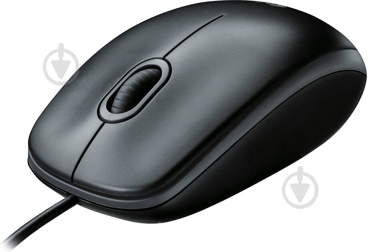 Миша Logitech B100 black (910-003357) - фото 1