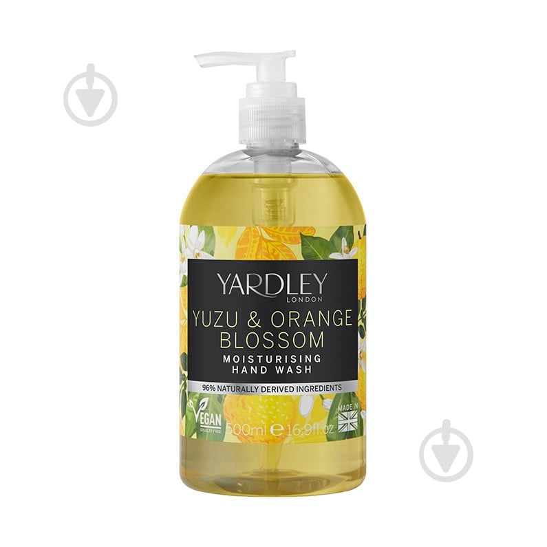 Мило рідке Yardley Yuzu & Orange blossum 500 мл - фото 1