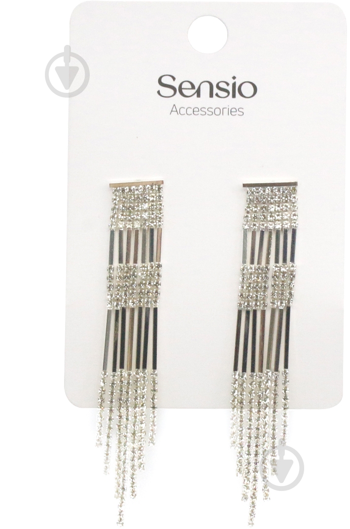 Серьги Sensio Icicles пара серебряный - фото 2