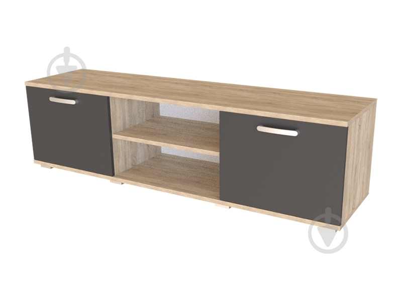 Тумба под ТВ DC Lori графит / дуб сонома - фото 1