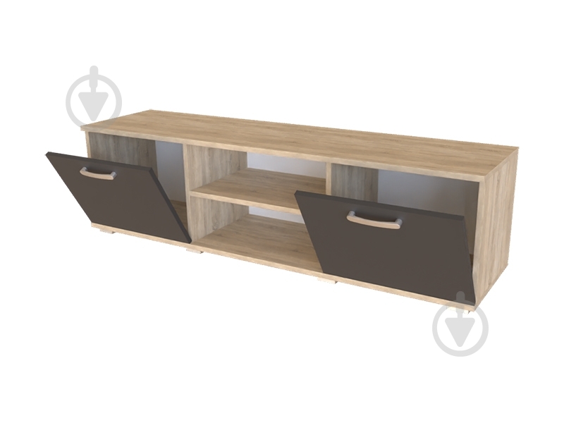 Тумба под ТВ DC Lori графит / дуб сонома - фото 4