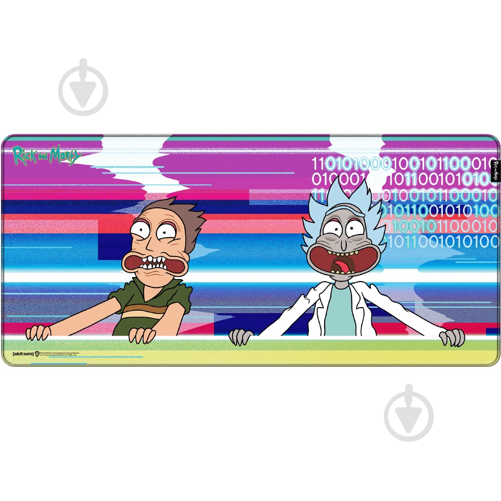Коврик для мышки RICK AND MORTY Glitched (Рик и Морти) XL (FWBMPRIMOR24003XL) - фото 1