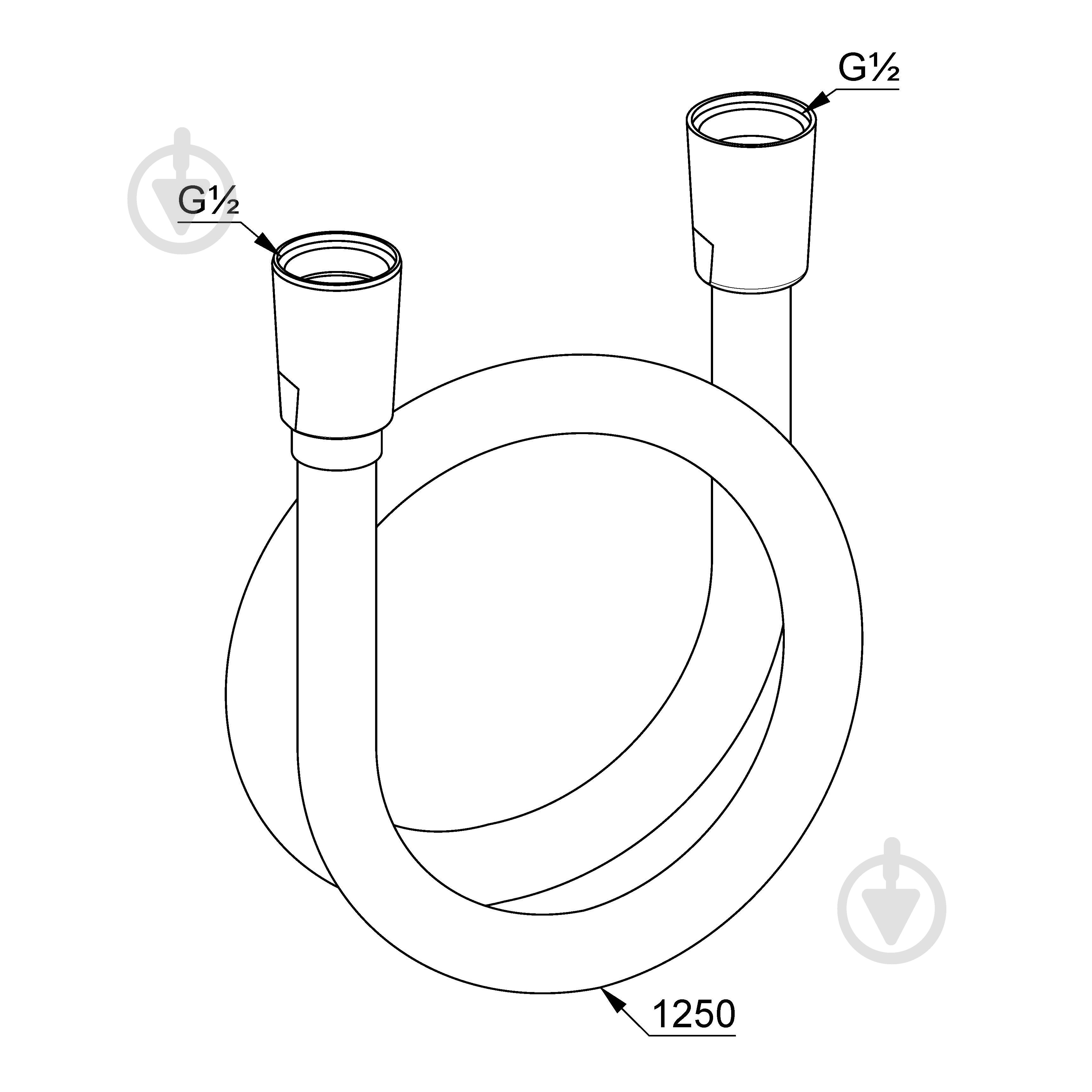 Душевой шланг Kludi Logoflex 610550500 - фото 2