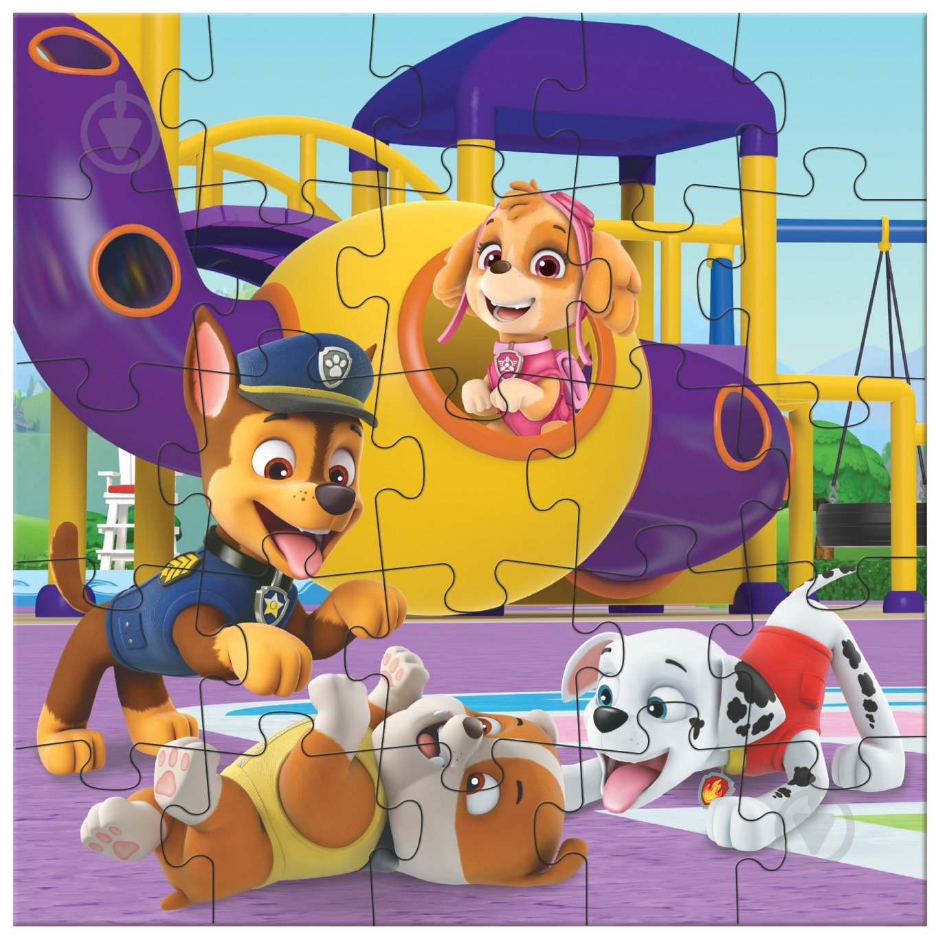 Пазли DoDo 3 в 1 Paw Patrol. Ігровий майданчик на 25, 36, 54 елементи 200578 - фото 4 Пазли DoDo 3 в 1 Paw Patrol. Ігровий майданчик на 25, 36, 54 елементи 200578 - фото 4