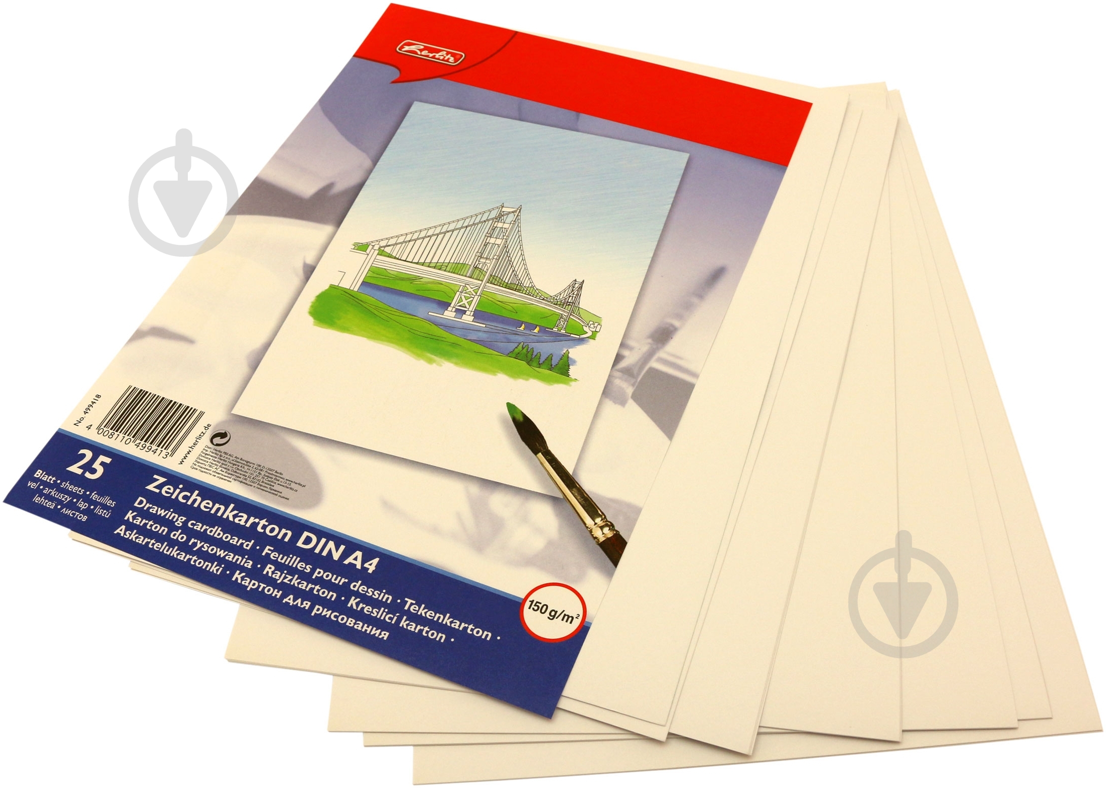 Альбом для рисования А4 25 листов 499418 Herlitz - фото 1