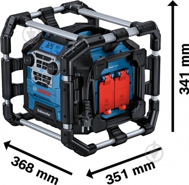 Радіоприймач Bosch Professional 18,0V GPB 18V-5 C 06014A4000 - фото 3