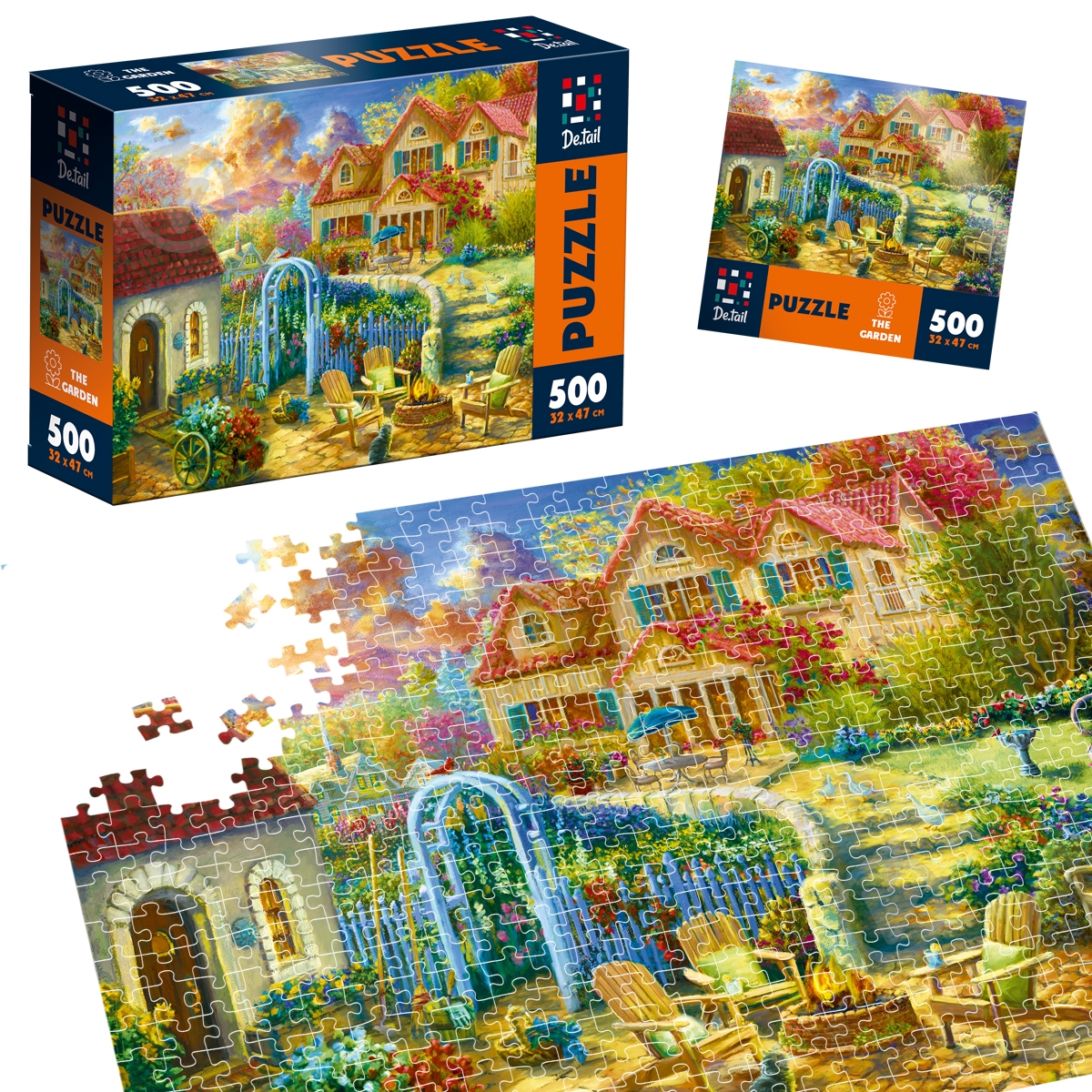 Пазлы De.tail Сад DT500-15 - фото 2 Пазлы De.tail Сад DT500-15 - фото 2