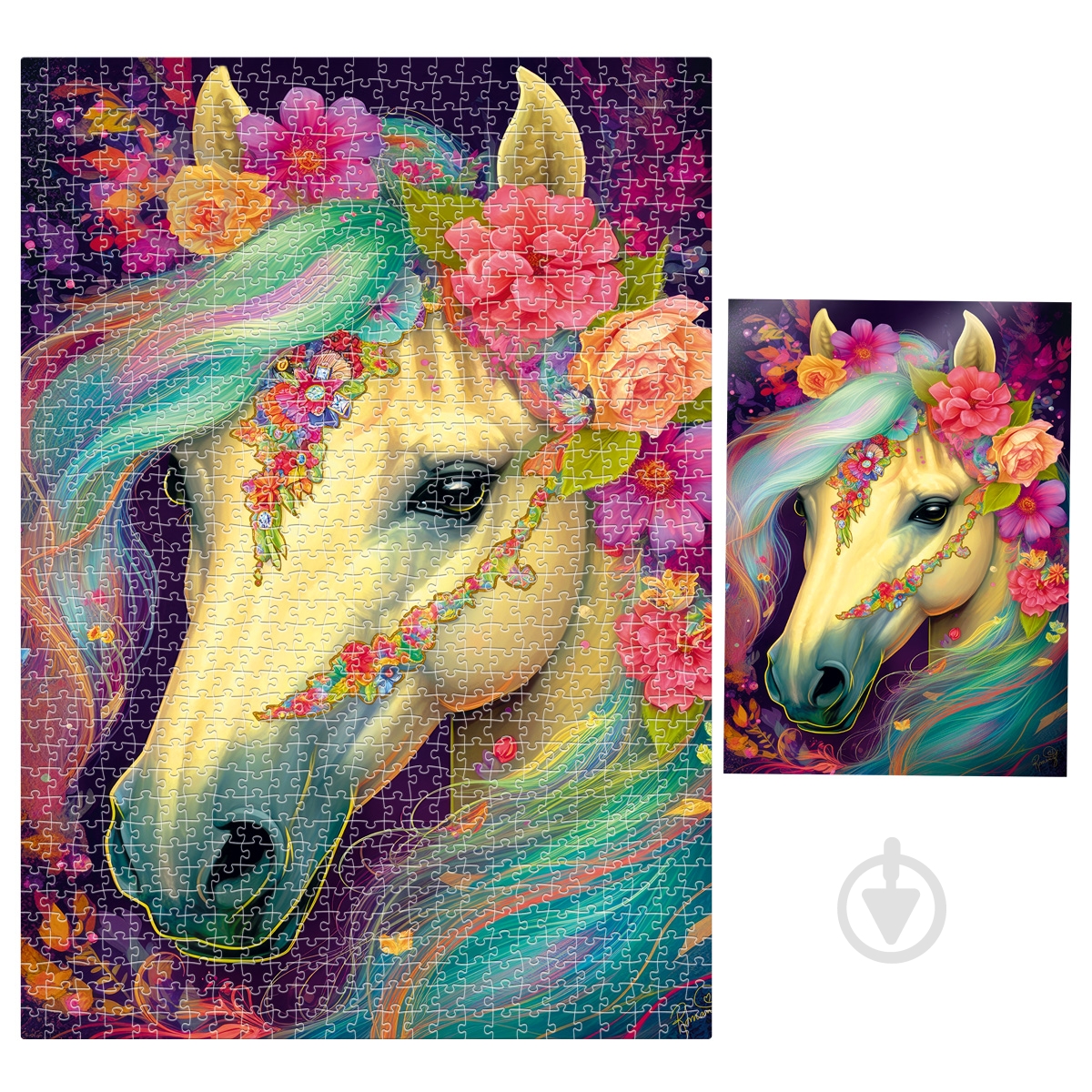 Пазлы De.tail Жемчужина цветов DT1000-12 - фото 3