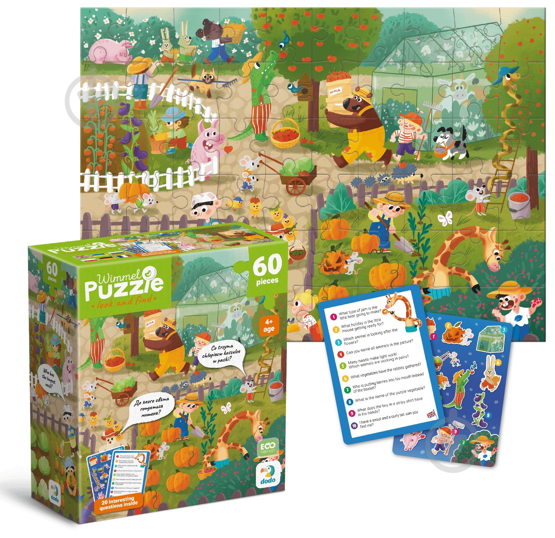 Пазл DoDo Лето в деревне, 60 элементов 300659 - фото 2 Пазл DoDo Лето в деревне, 60 элементов 300659 - фото 2