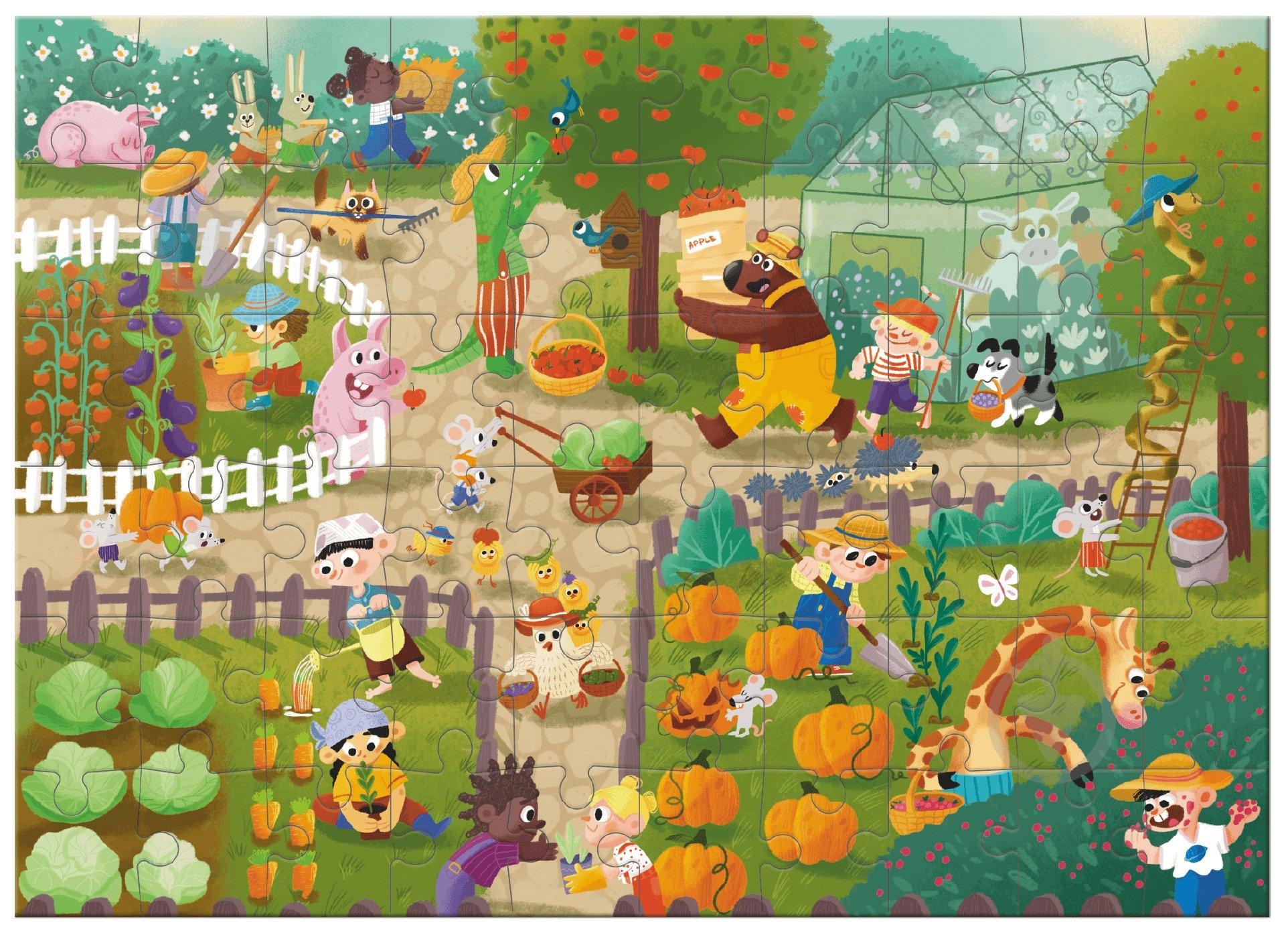 Пазл DoDo Лето в деревне, 60 элементов 300659 - фото 4 Пазл DoDo Лето в деревне, 60 элементов 300659 - фото 4