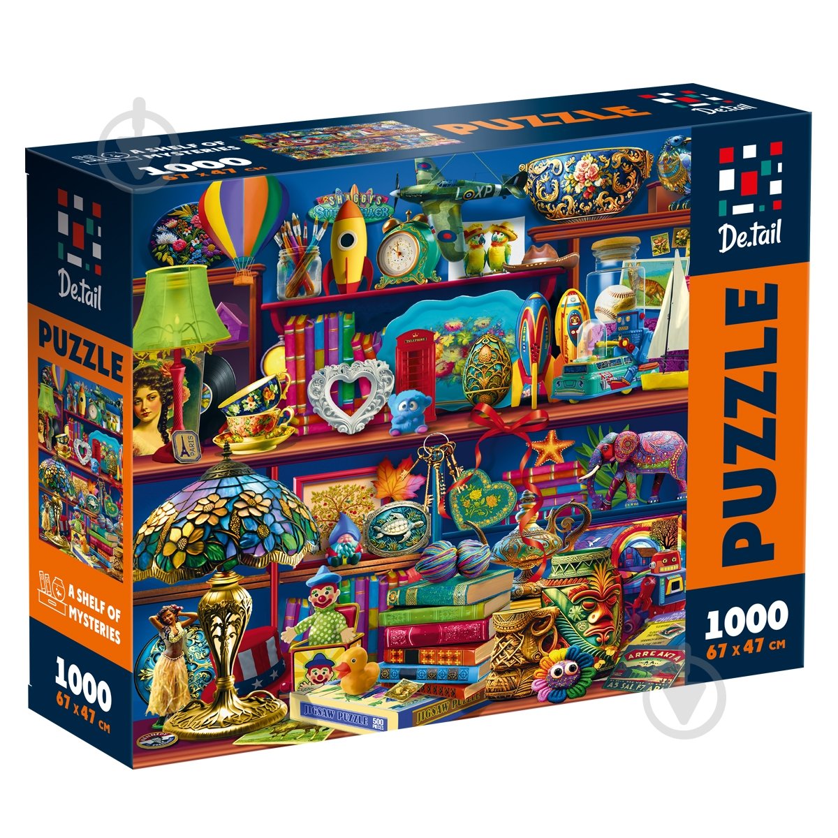 Пазли De.tail Поличка загадок DT1000-10 - фото 1