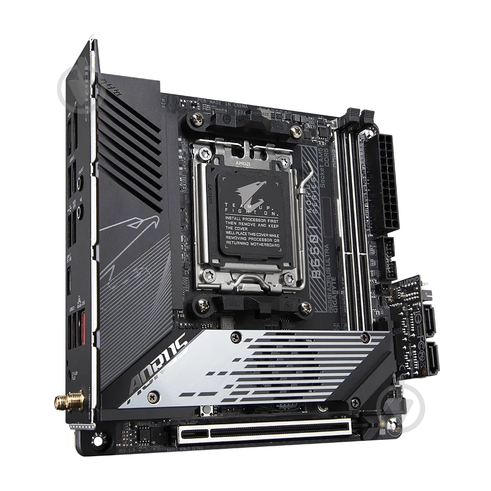 Материнская плата Gigabyte B650I AORUS ULTRA (Socket AM5, AMD B650, mini ITX) - фото 2