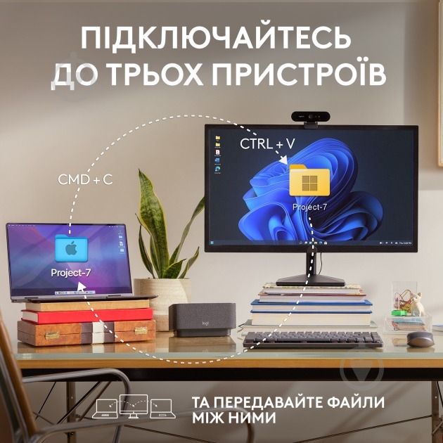 Мышка беспроводная Logitech MX Anywhere 3S Bluetooth rose (L910-006931) - фото 8