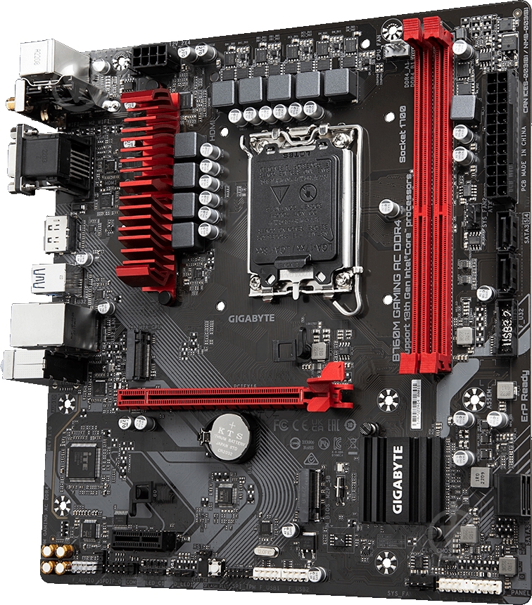 Материнская плата Gigabyte B760M GAMING AC DDR4 (Socket 1700, Intel B760, micro ATX) - фото 3