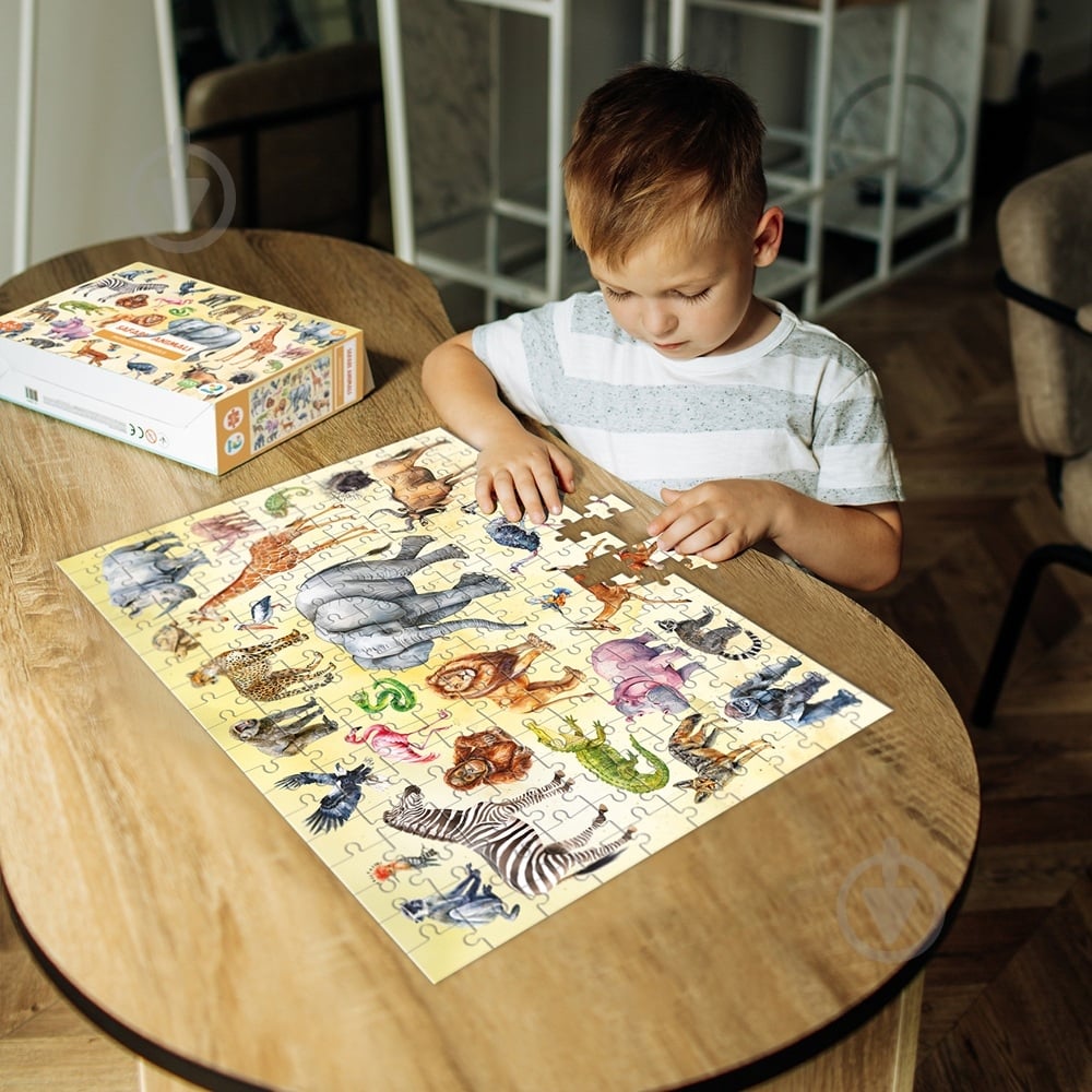 Пазл DoDo Монтессорі Тварини Сафарі, 200 елементів 300628 - фото 4 Пазл DoDo Монтессорі Тварини Сафарі, 200 елементів 300628 - фото 4