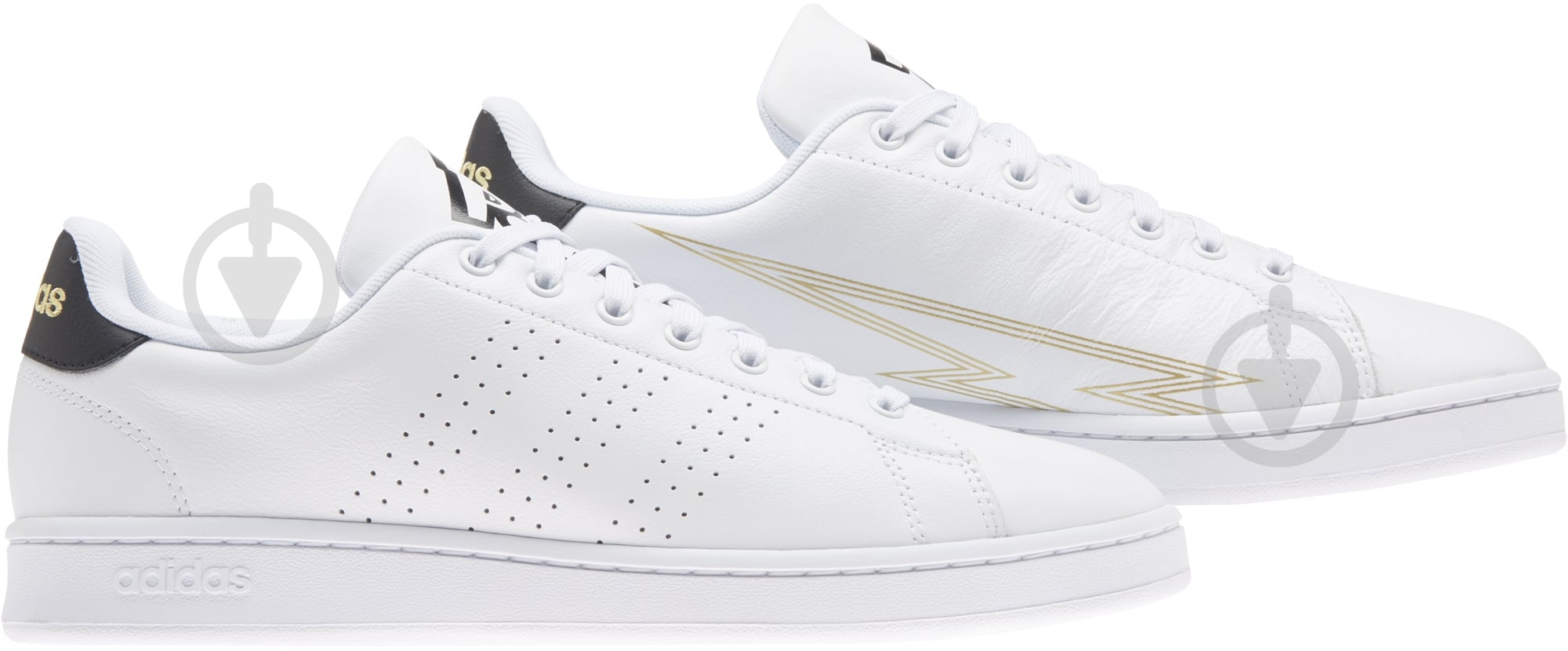 Кроссовки мужские Adidas ADVANTAGE FW6670 р.45 1/3 белые - фото 3