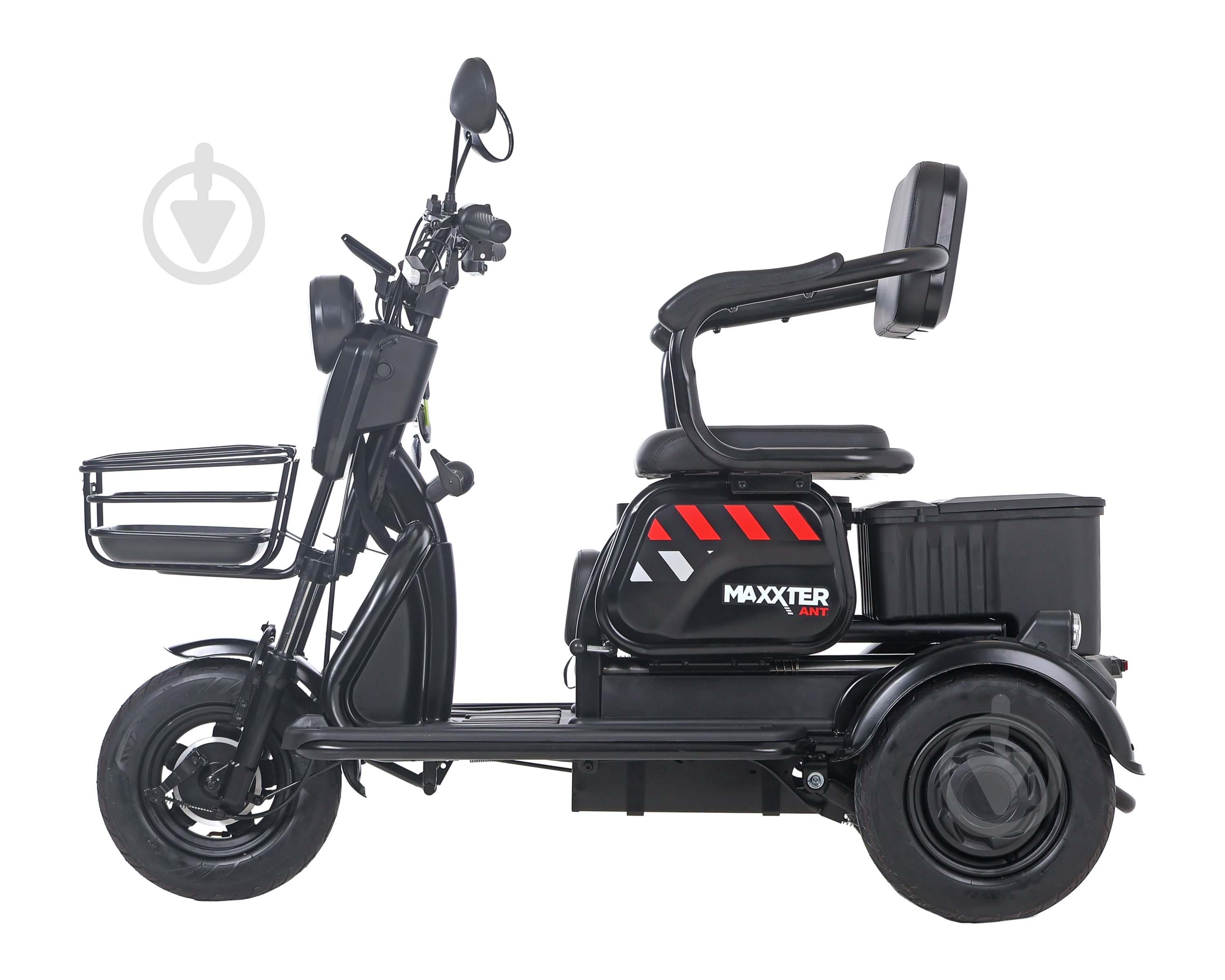 Електроскутер Maxxter ANT (Black) 500 Вт триколісний - фото 4