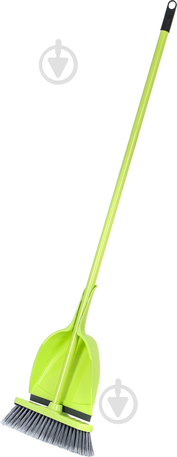 Совок со щеткой Мелочи Жизни 120 см в ассортименте POS05 - фото 1