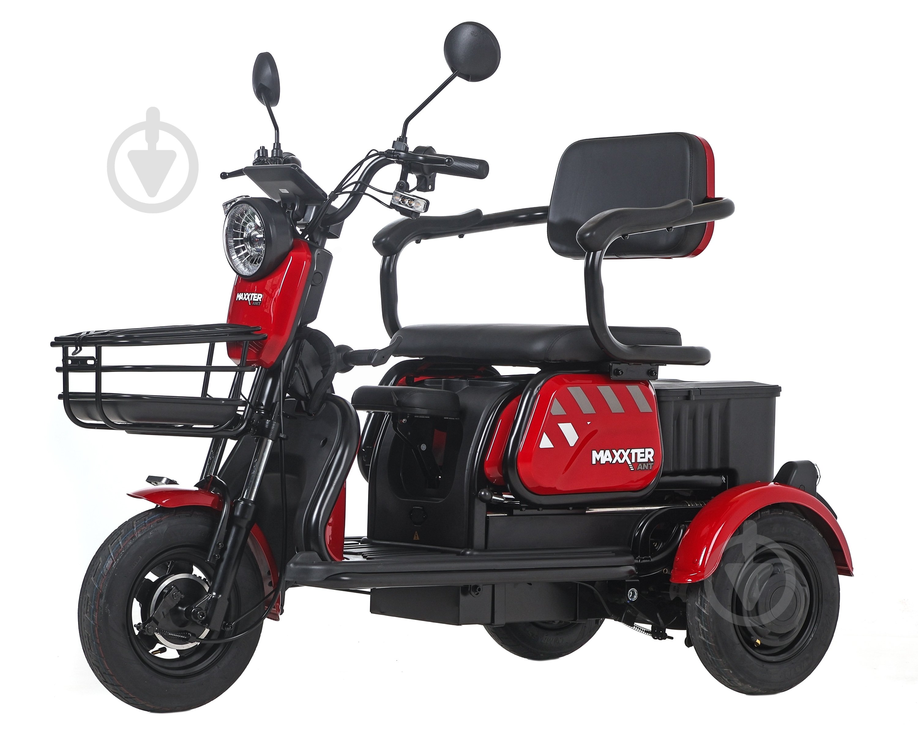 Електроскутер Maxxter ANT (Red) 500 Вт триколісний - фото 2