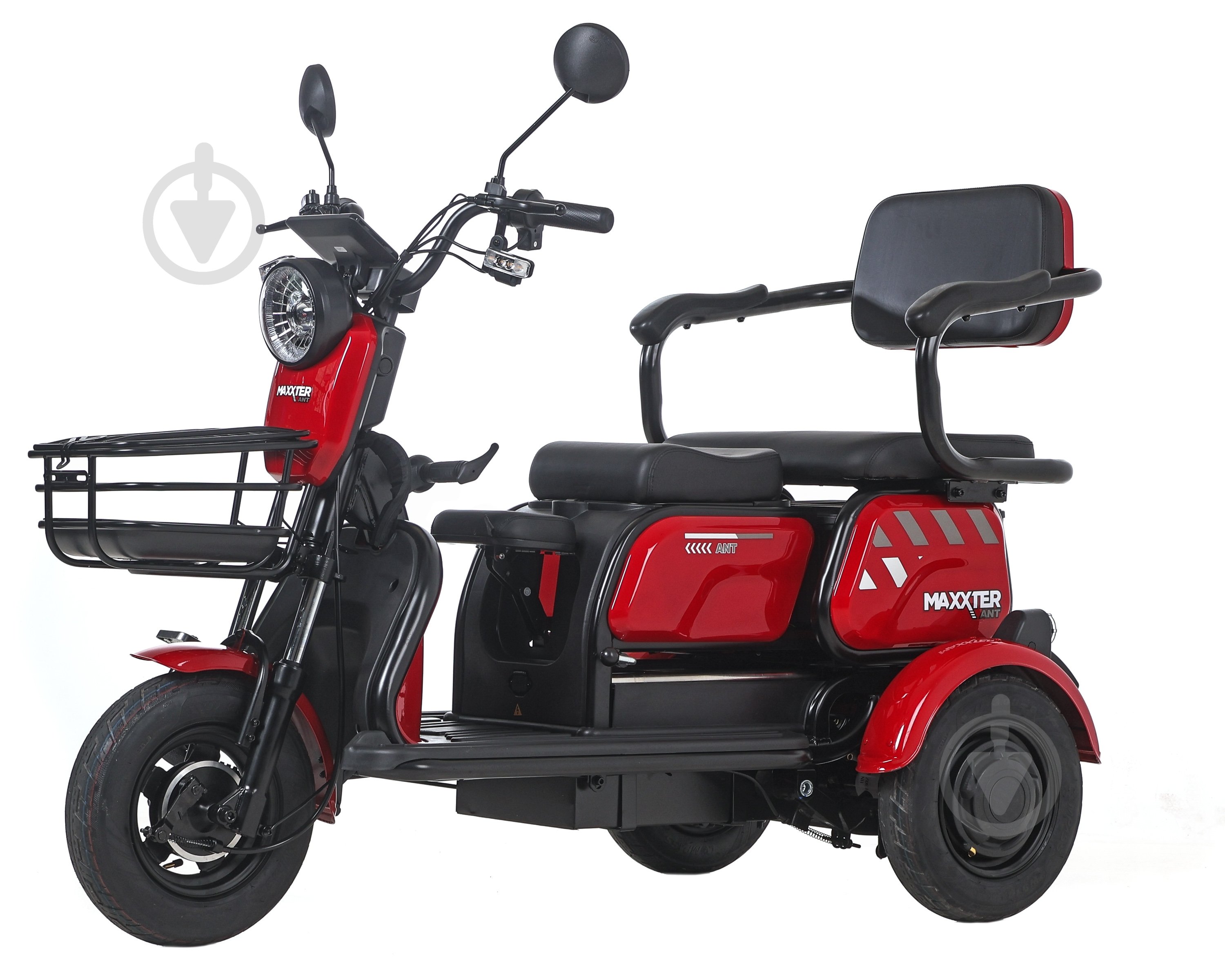 Електроскутер Maxxter ANT (Red) 500 Вт триколісний - фото 4