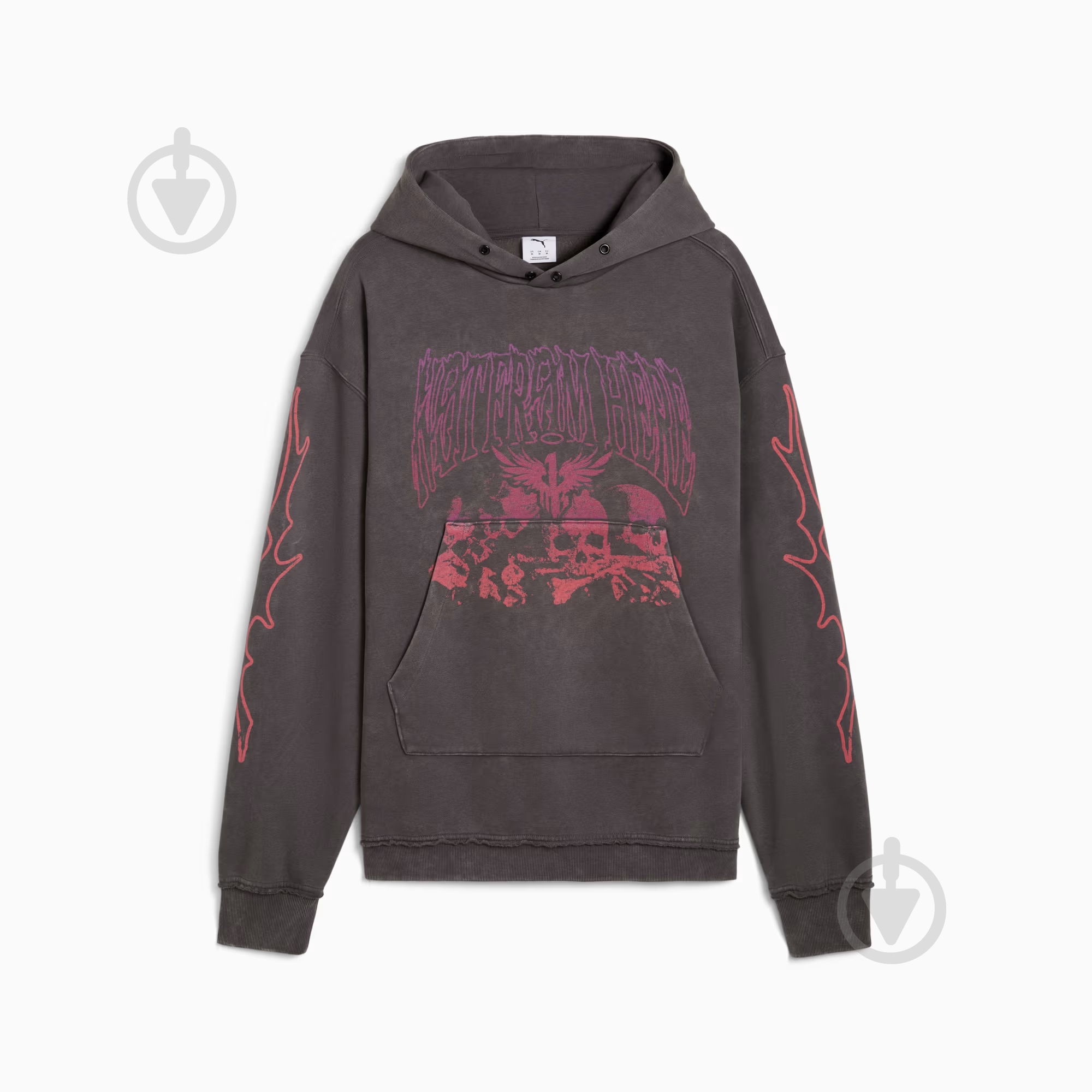 Джемпер Puma LaMelo World Tour-nament Hoodie 63243301 р.XL сірий - фото 4 Джемпер Puma LaMelo World Tour-nament Hoodie 63243301 р.XL сірий - фото 4