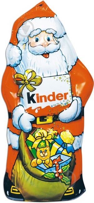 Шоколадная фигура Kinder «Санта» 55 г 55 г (0000080310334) - фото 1