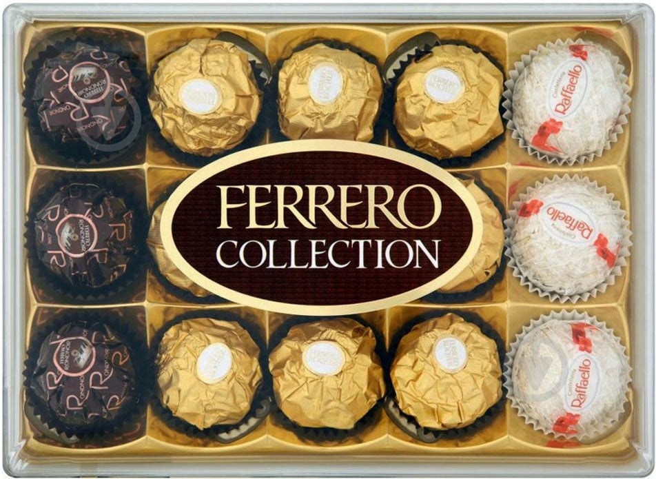 Шоколадные конфеты Ferrero Collection Т15 172 г (8000500158999) - фото 1