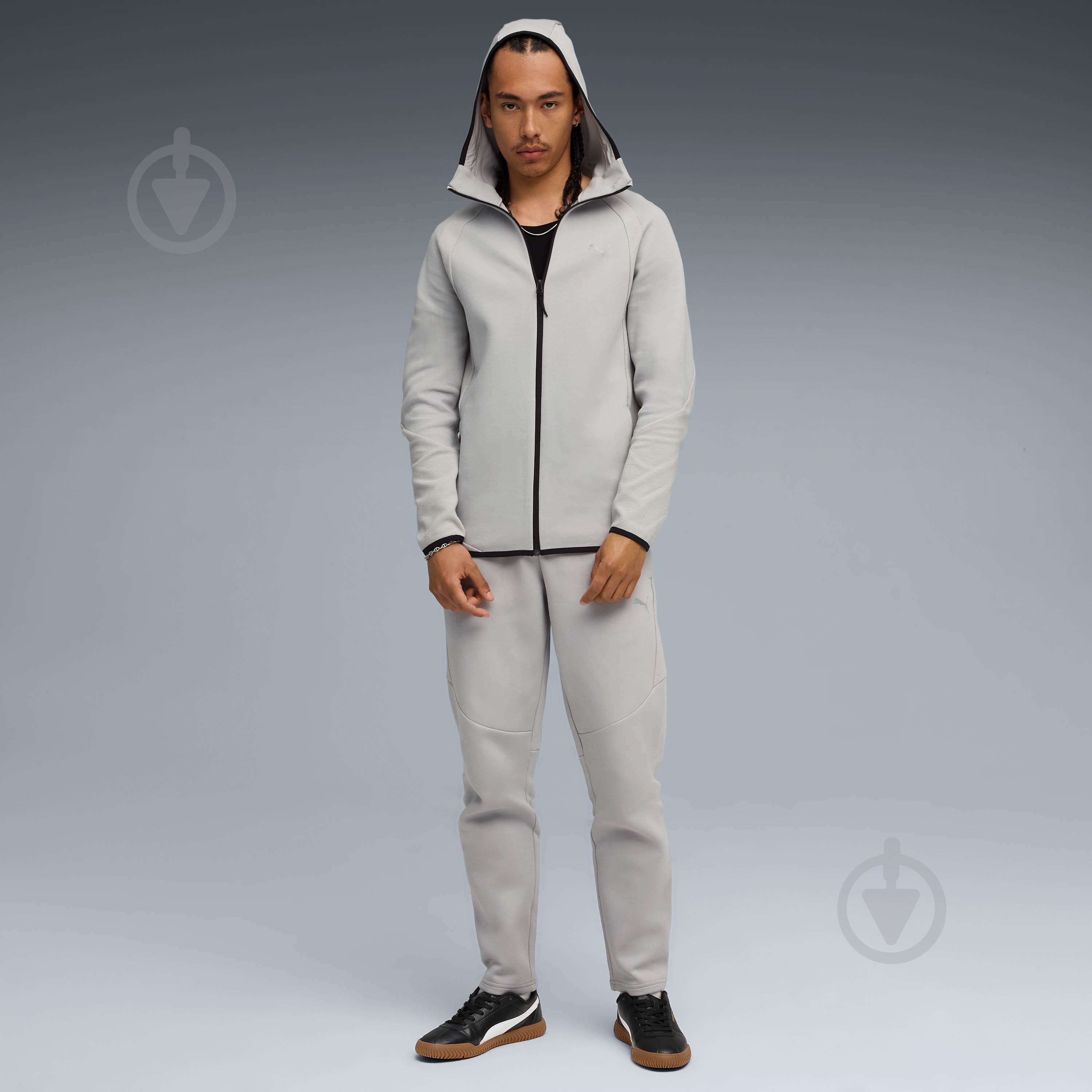 Джемпер Puma EVOSTRIPE FZ Hoodie DK 68823163 р.XL сірий - фото 3
