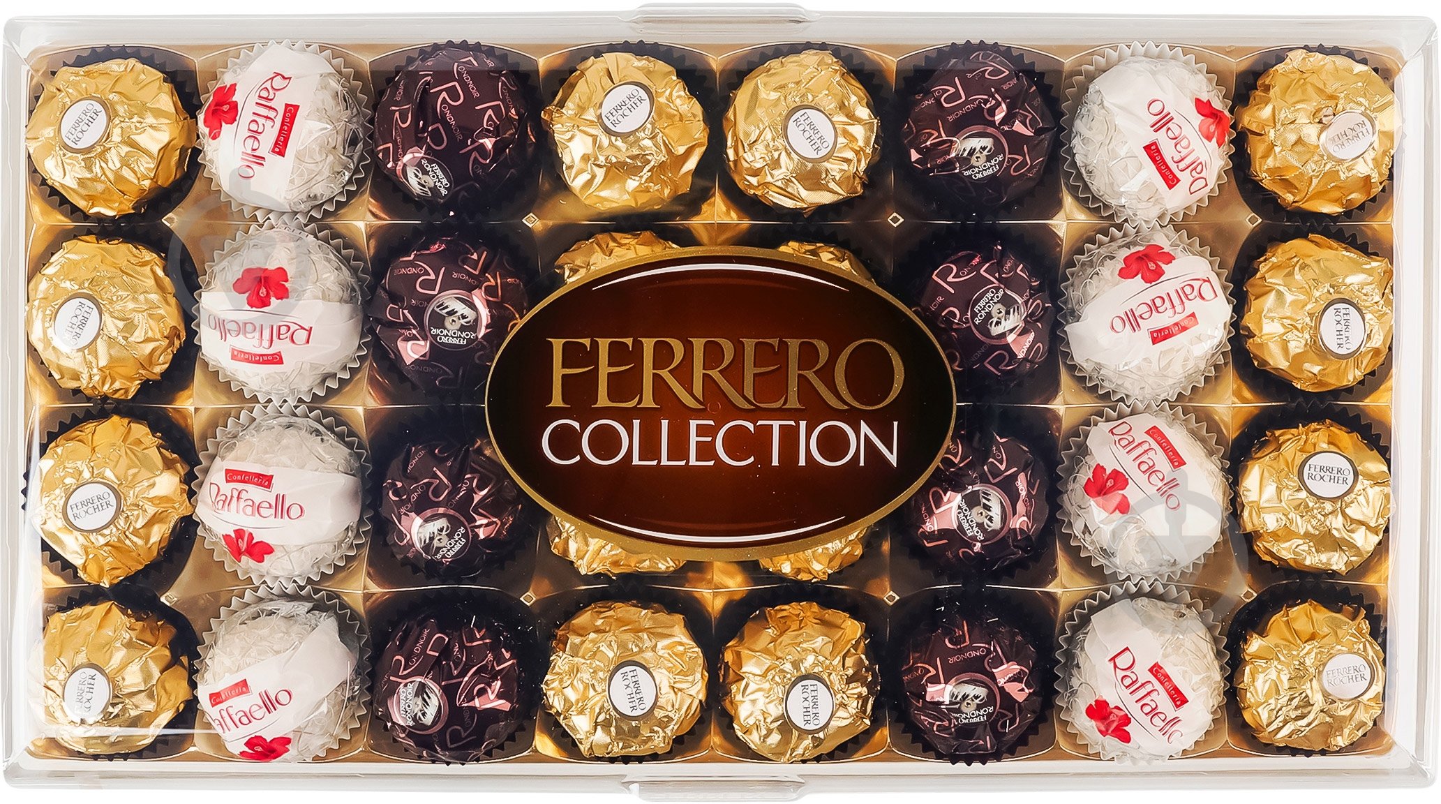 Цукерки Ferrero Ferrero Collection Т32 359,2 г (2222003090019,4008400898124,8000) - фото 1 Цукерки Ferrero Ferrero Collection Т32 359,2 г (2222003090019,4008400898124,8000) - фото 1