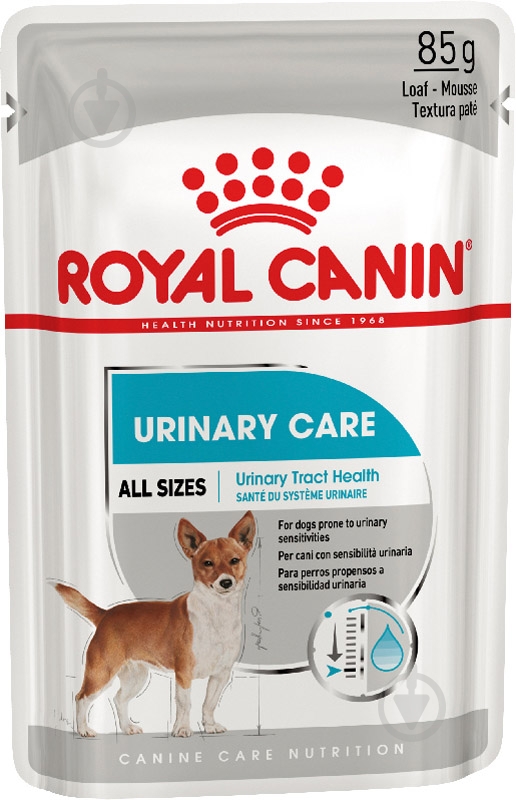 Корм влажный для взрослых собак для всех пород Royal Canin URINARY CARE (Ол Сайзес Уринари Кер), пауч, 85 г 85 г - фото 1