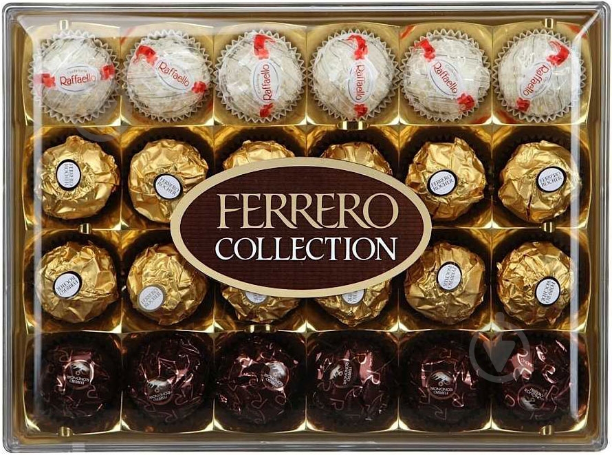 Конфеты Ferrero Collection Т24х4 260 г (8000500178669) - фото 1