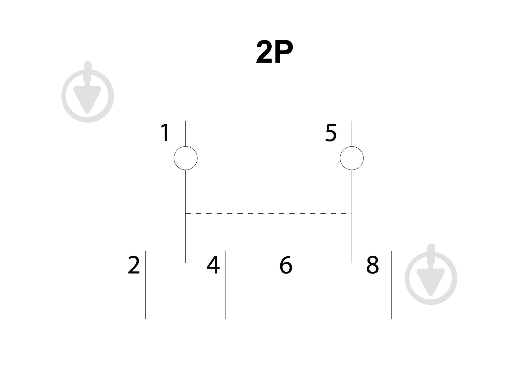 Переключатель Аско-Укрем RPV (І-0-ІІ) 63 A0010220006 - фото 3