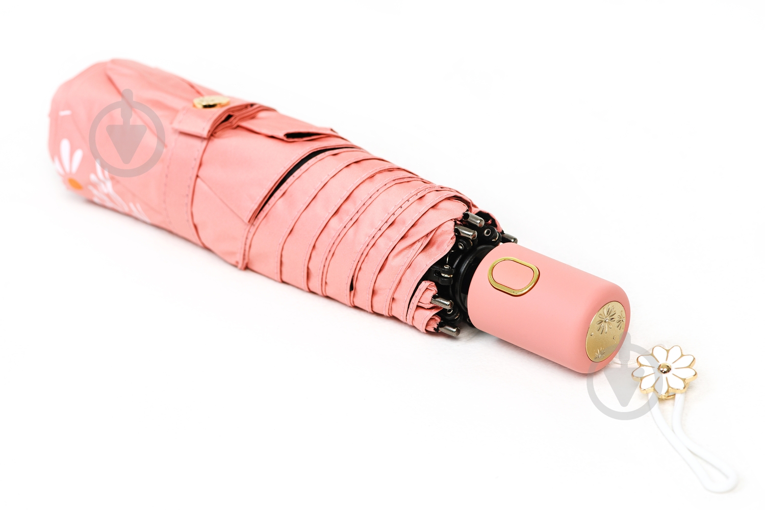 Зонт KRAGO Chamomile мини розовый - фото 4 Зонт KRAGO Chamomile мини розовый - фото 4