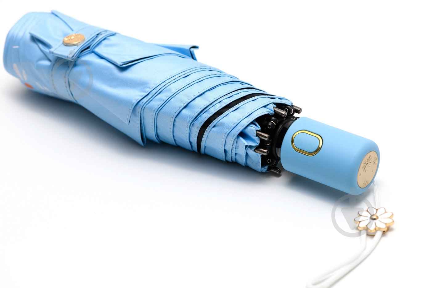 Зонт KRAGO Chamomile мини голубой - фото 6