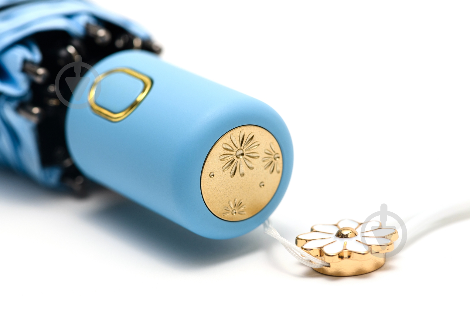 Зонт KRAGO Chamomile мини голубой - фото 7