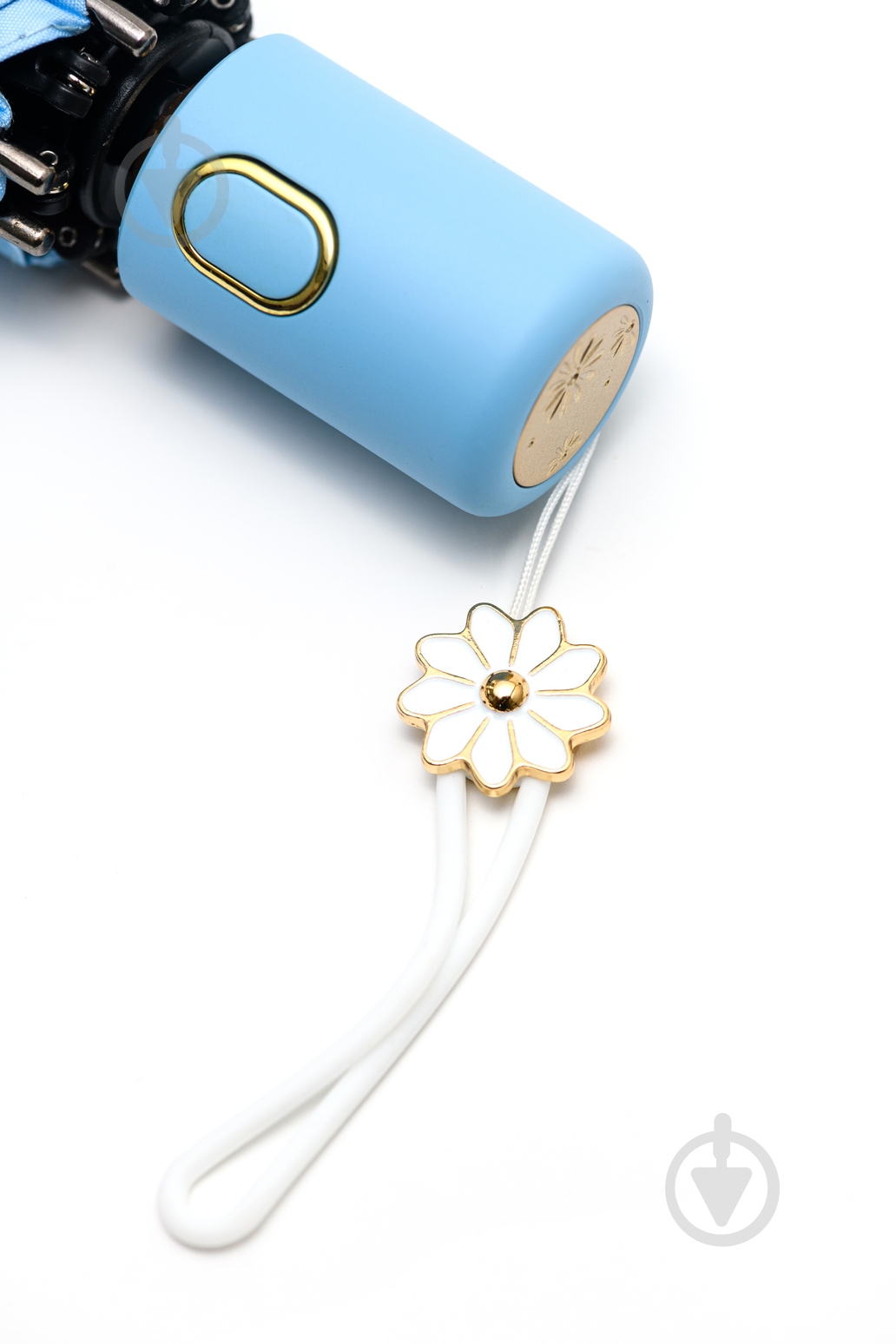 Зонт KRAGO Chamomile мини голубой - фото 8