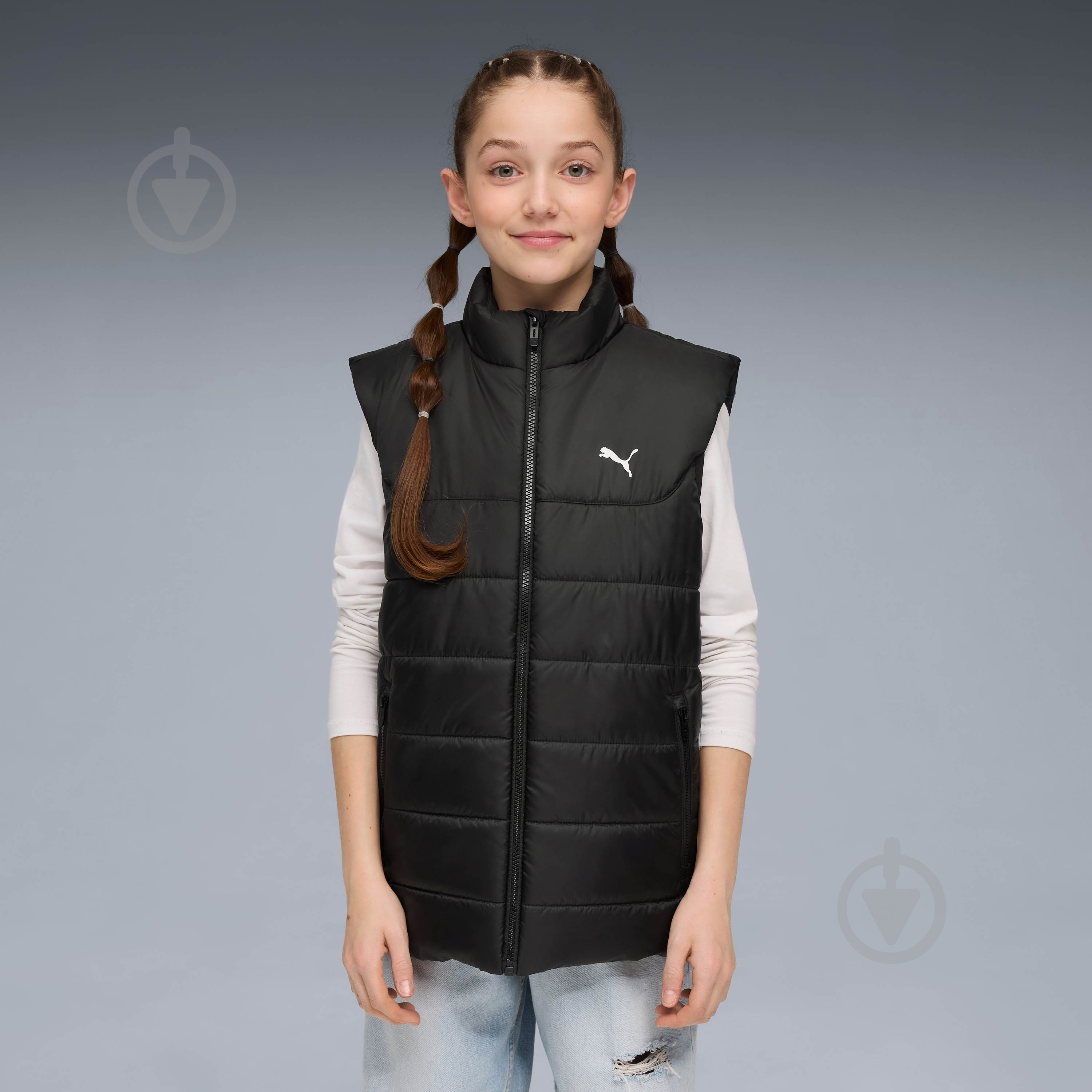 Жилет Puma ESS PADDED VEST р. 140 68522401 черный - фото 1 Жилет Puma ESS PADDED VEST р. 140 68522401 черный - фото 1